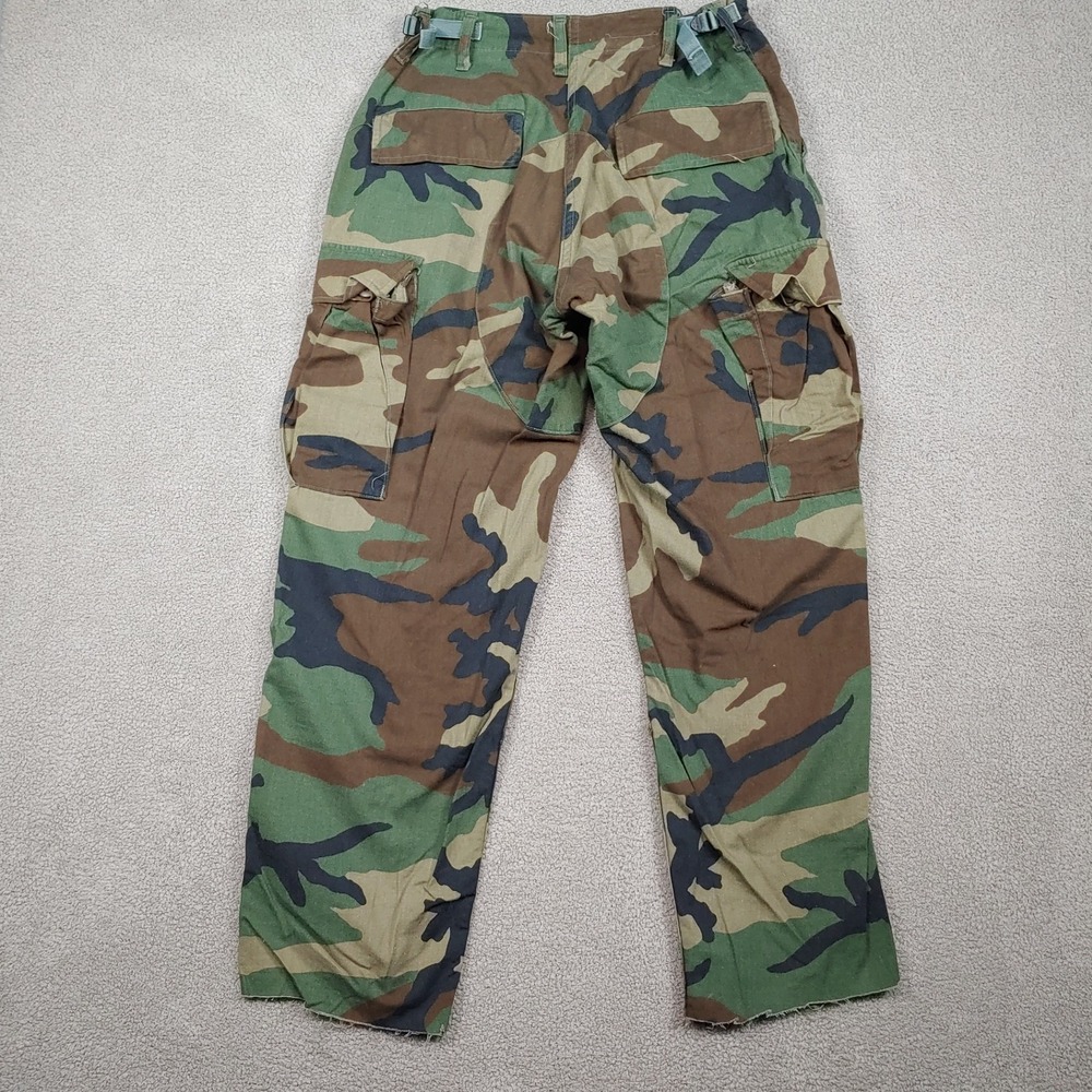 Military Cargo Pants Trousers - Waist 26 Small Woodland Camo - 8415-01-084-1708 - Picture 2 of 16